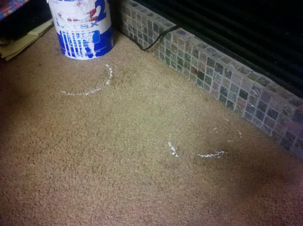 paint ring on carpet