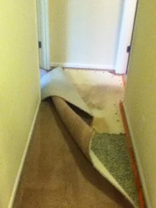 Water Damage Hallway
